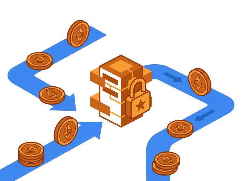 Cryptocurrency-munten voor Bitcoin-, Litecoin-, USDT- en Monero-betalingen