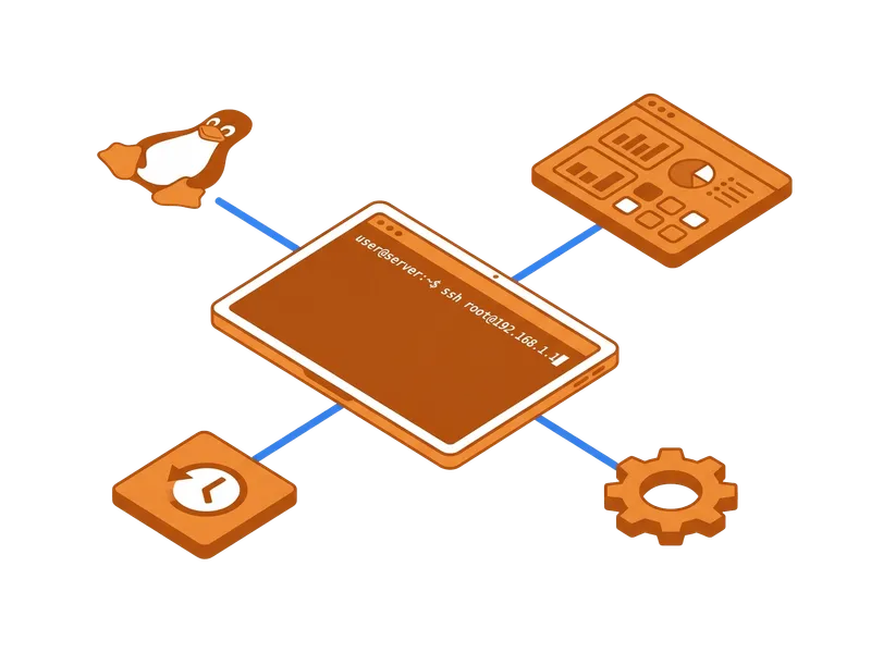 SSH-terminal met volledige root-toegang tot een QDE VPS