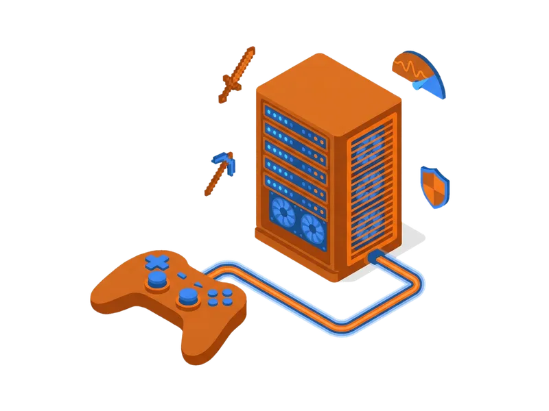 Gameserverhosting met lage latency en dedicated prestaties