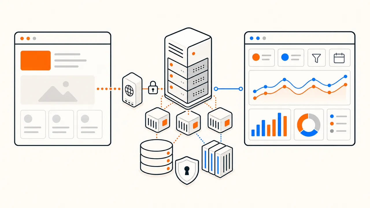 Plausible Analytics zelf hosten met Docker