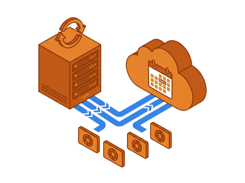 Geautomatiseerd back-upsysteem aangedreven door Proxmox Backup Server
