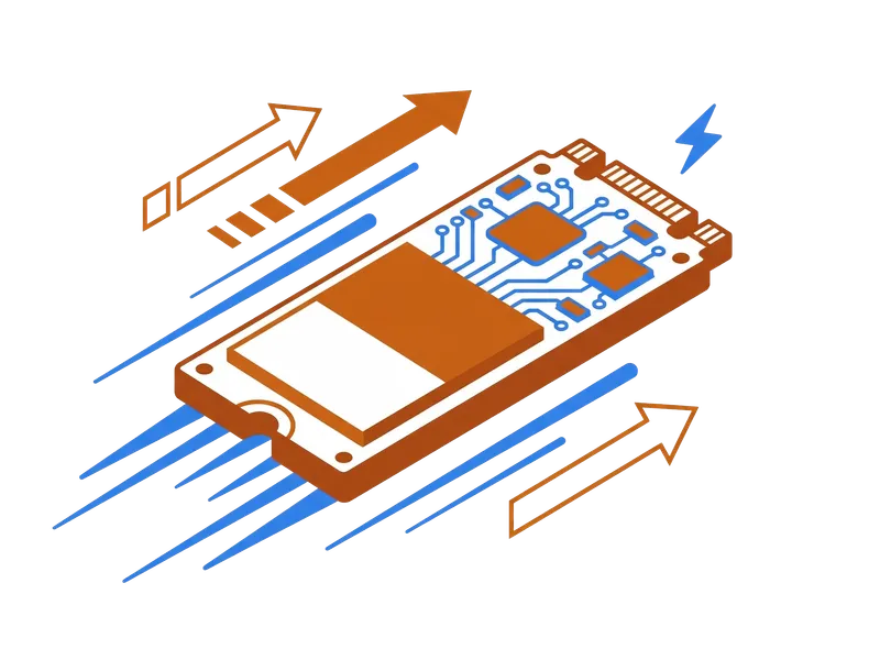 NVMe-SSD-Speicher für die QDE VPS-Infrastruktur