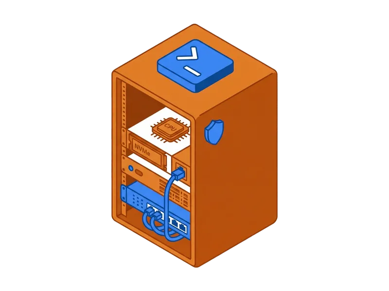 KVM-infrastructuur die QDE VPS root access ondersteunt